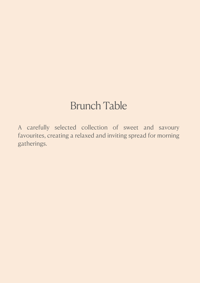 Brunch Table