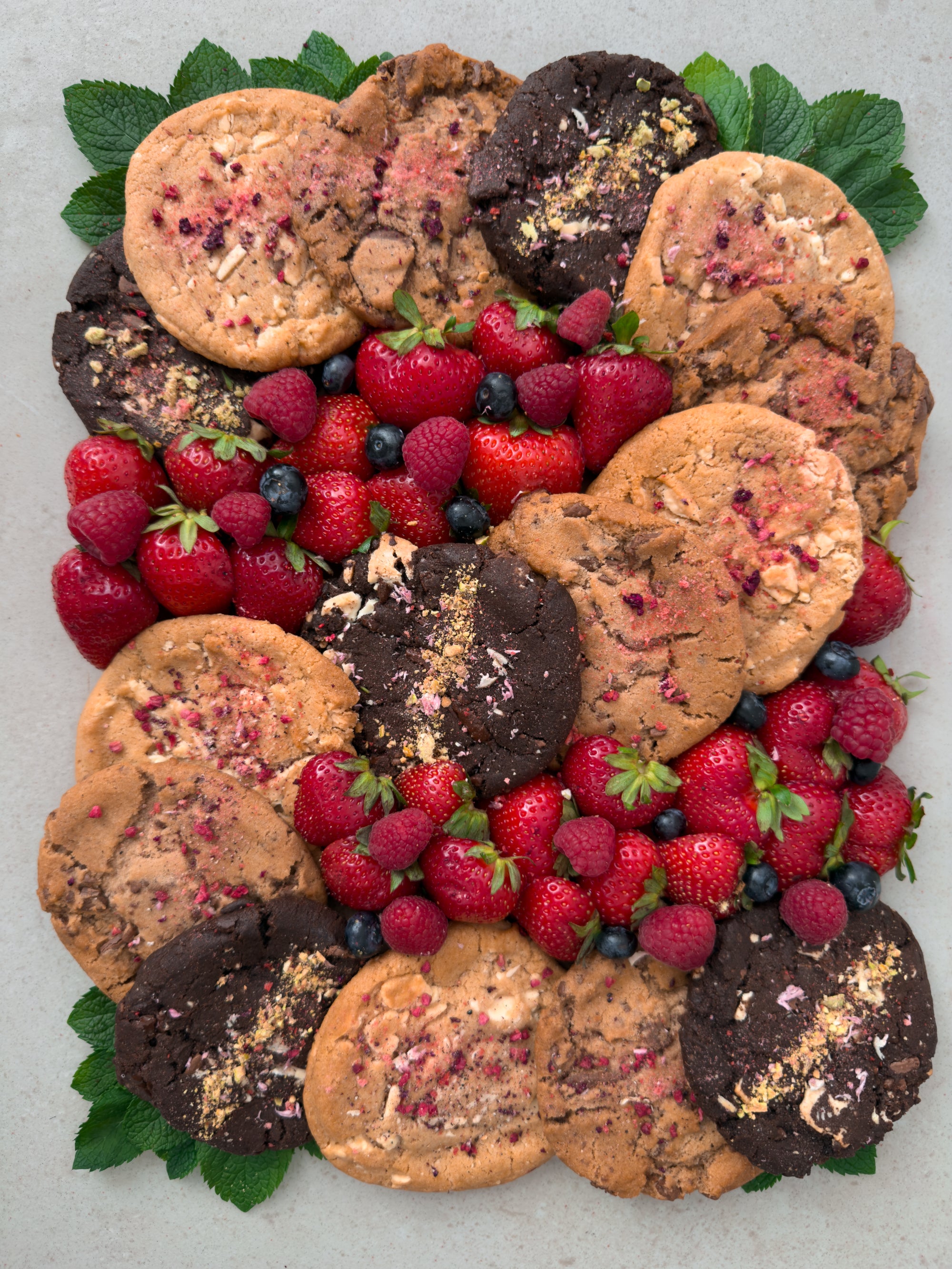 Artisan Cookie & Berry Platter
