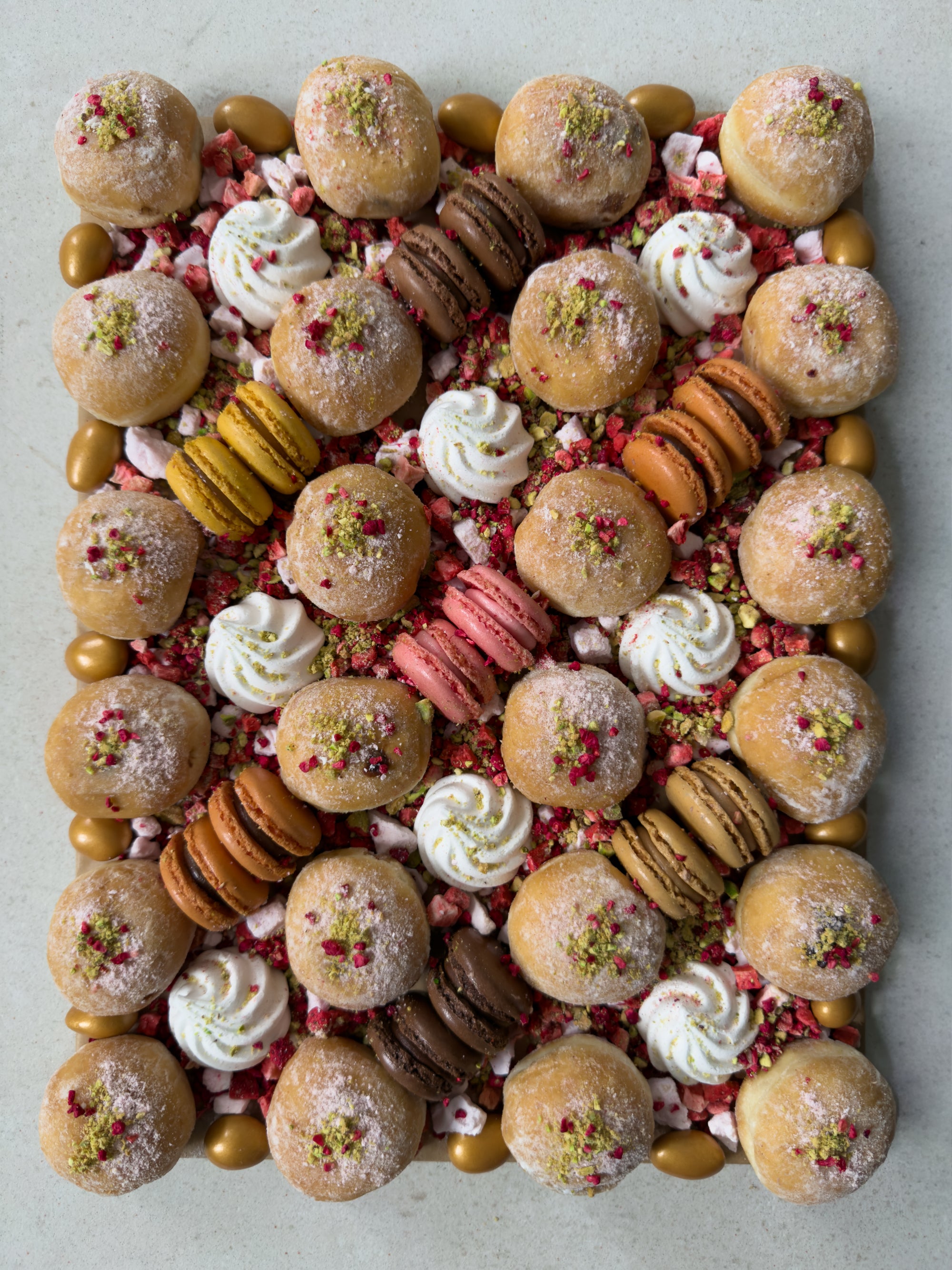 Donut & Macaron Platter