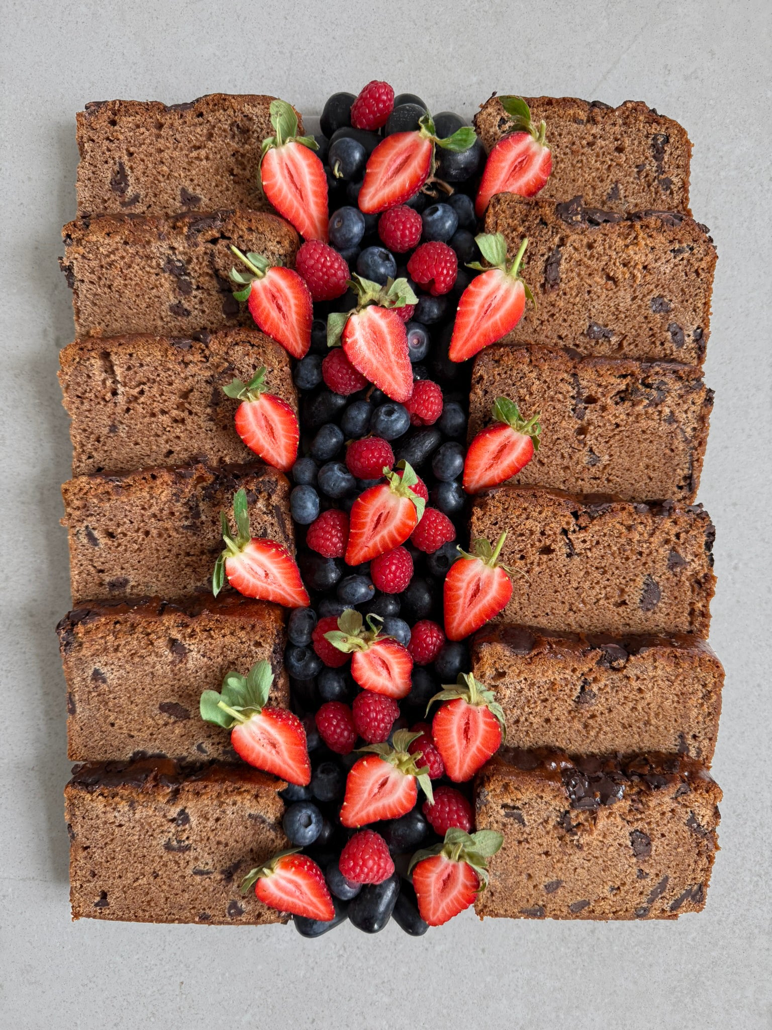 Chocolate & Banana Platter