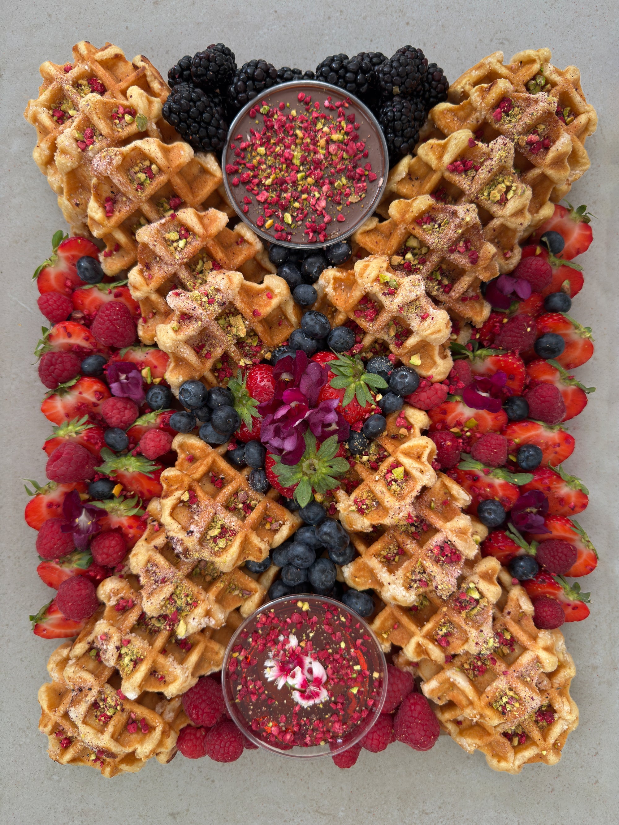 Waffle & Berry Platter